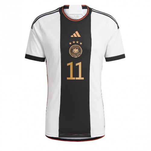 Tyskland Mario Gotze #11 Hjemmedrakt VM 2022 Kortermet Tyskland Mario Gotze #11 Hjemmedrakt VM 2022 Kortermet